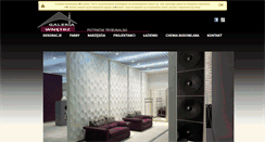 Desktop Screenshot of galeriawnetrz.biz
